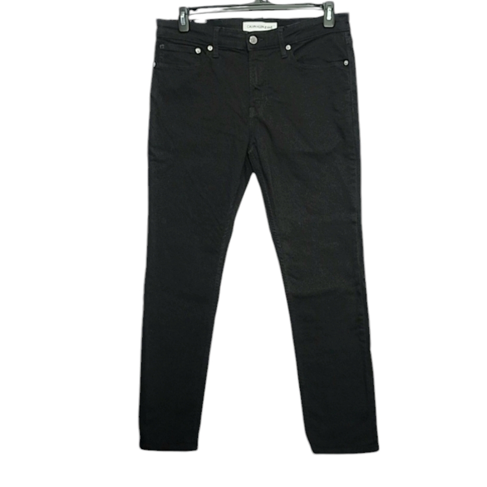 CALVIN KLEIN JEANS MENS DENIM BLACK SLIM JEANS W32 X L30 - Picture 16 of 16